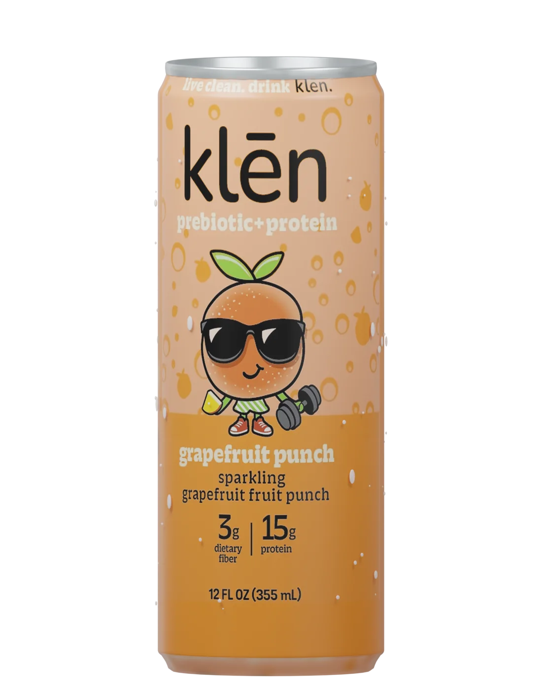 klēn prebiotic Grapefruit Punch can