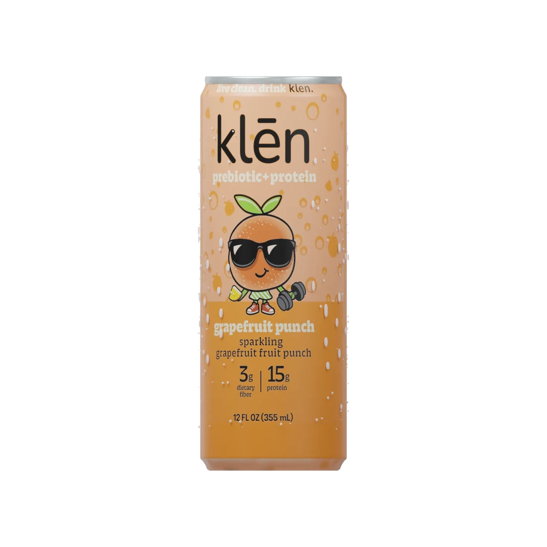 klēn prebiotic Grapefruit Punch can